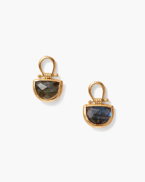 Chan Luu Luna Stud Earrings Labradorite well heeled boutique stowe vt