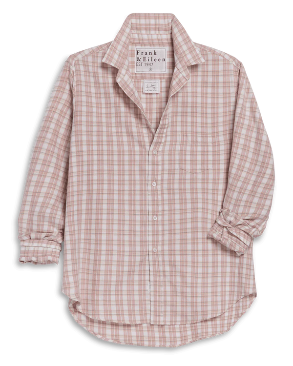 Eileen | Pink, White, Grey Plaid