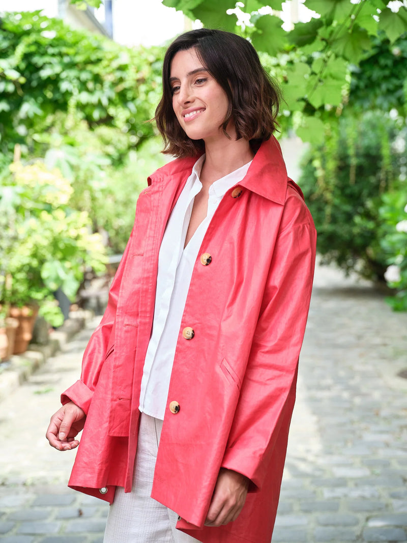 Ellis Lib Coat | Framboise