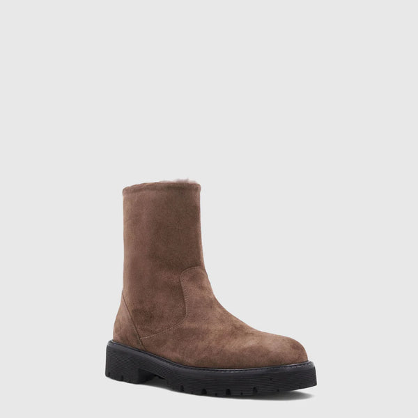 Eloise Boot | Taupe Suede