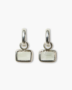 Chan Luu Beverly Green Amethyst Tiered Hoop Earrings well heeled stowe vermont