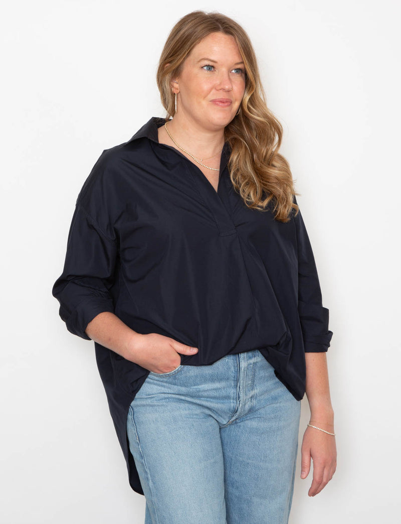 Everyday Shirt | Navy Poplin