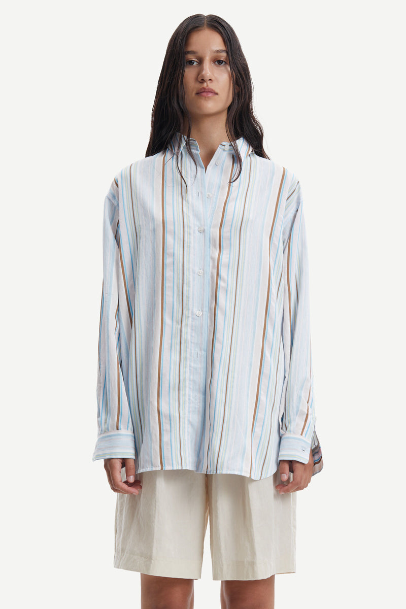 Alfrida Button Down Shirt | Pastel Stripe