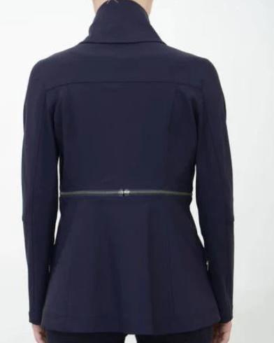 Willmott Zip Off Moto Jacket | Aubergine