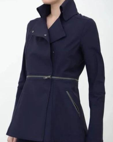 Willmott Zip Off Moto Jacket | Aubergine