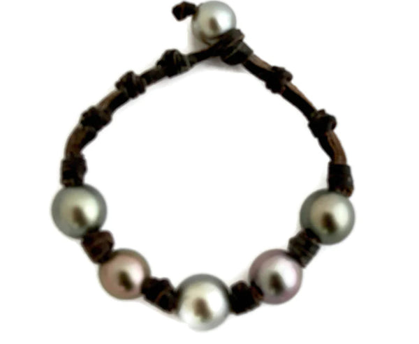 Laka Pearl Bracelet With Sterling Silver Clasp
