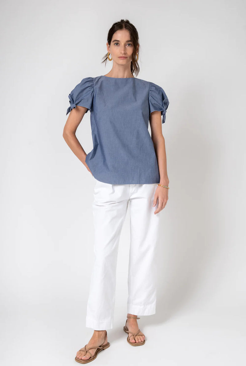 Quotation Tee | Chambray