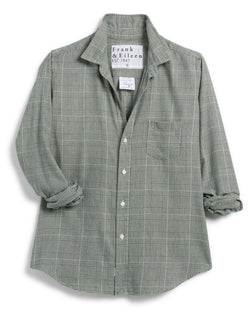 Barry Flannel Button Down | Green Plaid