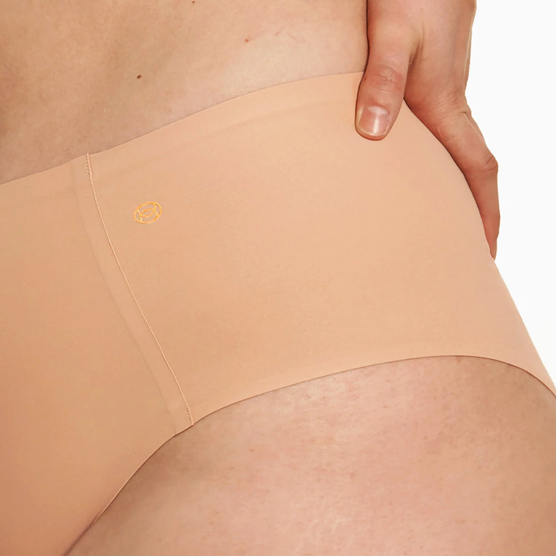 Evelyn & Bobbie High Waisted Retro Bikini in Himalayan Salt on white background