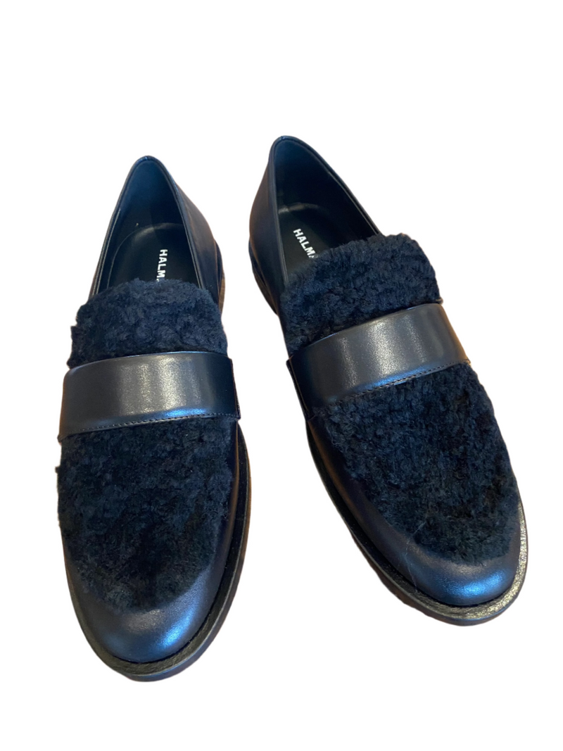 Mok Shearling Loafer | Old Nero