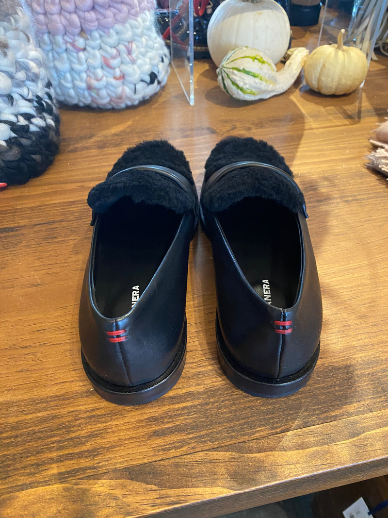 Mok Shearling Loafer | Old Nero