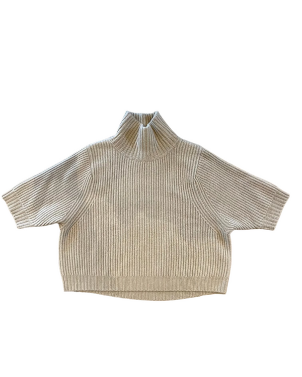Fenner 3/4 Sleeve Turtleneck | Caramel