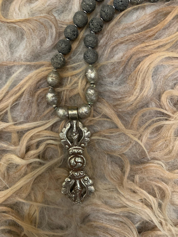 Silver Tibetan Pendant
