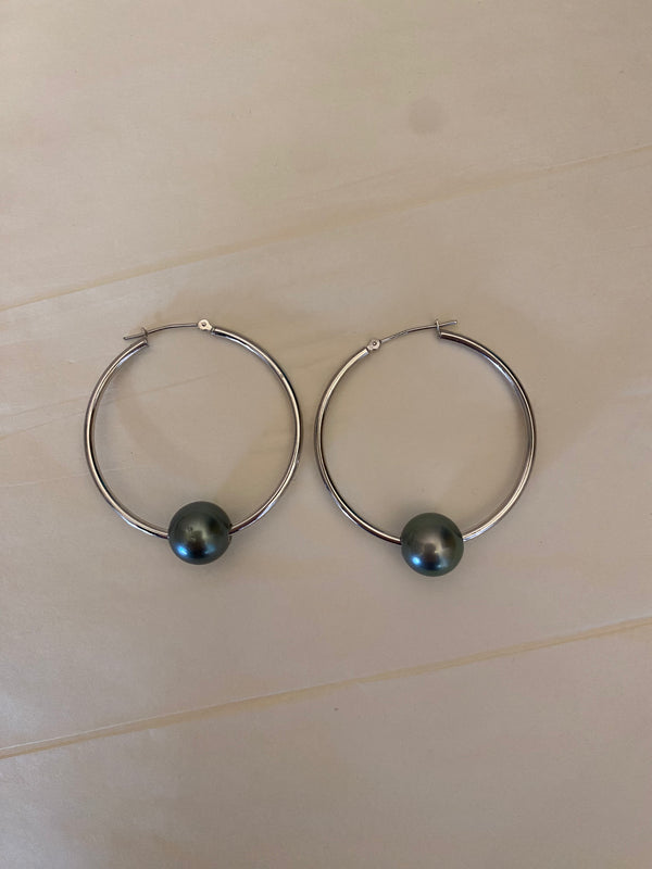Divers Hoops 40MM Large I White Gold