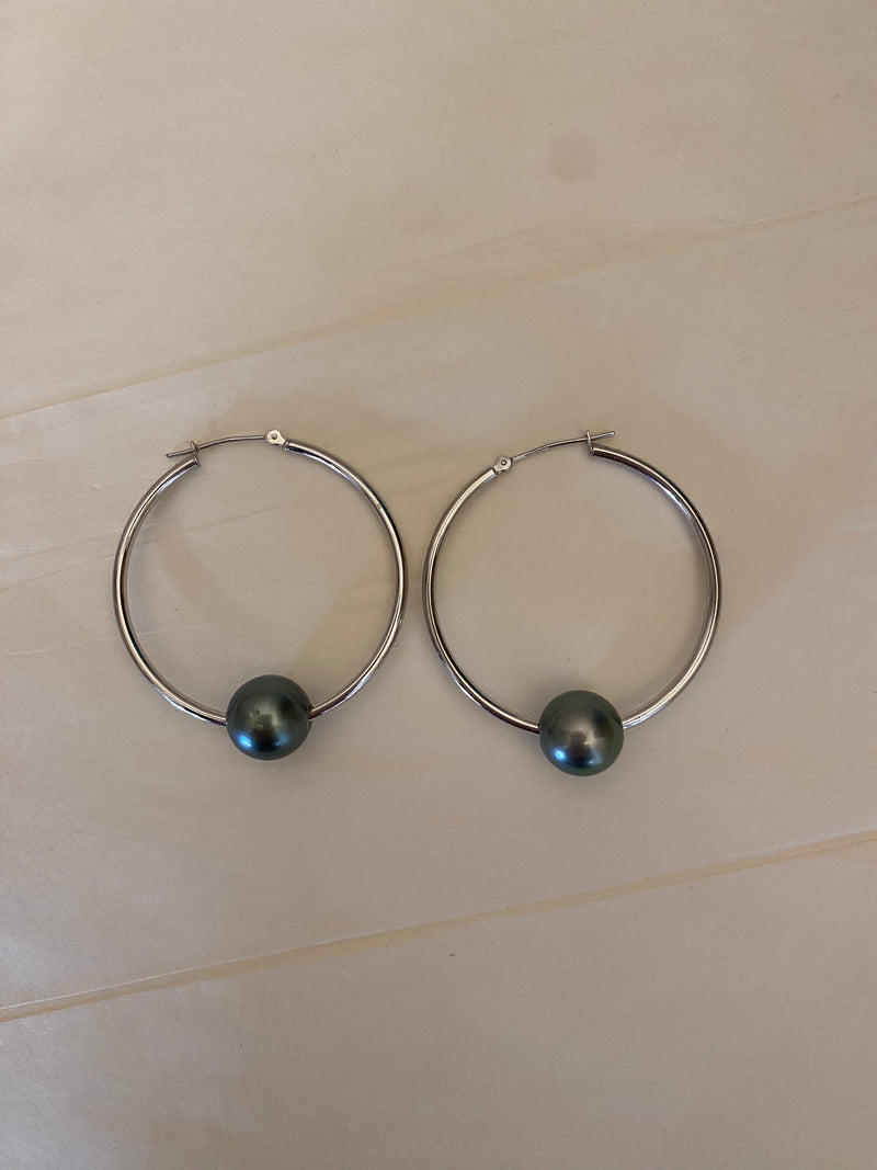 Divers Hoops 40MM Large I White Gold