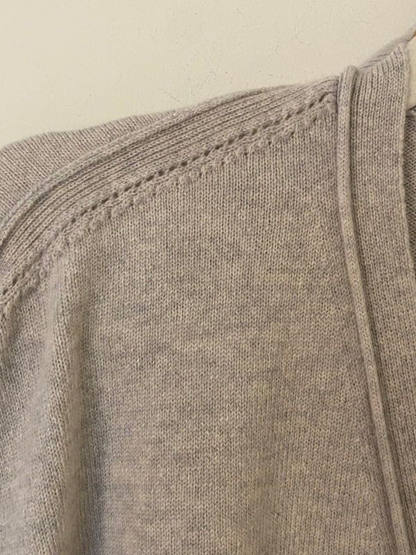 Dropped Shoulder Long Sleeve Cardigan | Nuage
