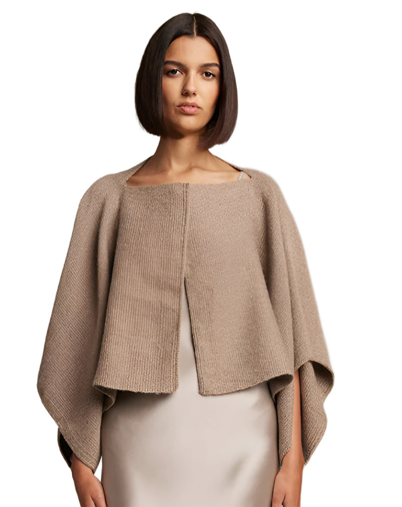 Textured Bolero | Stone