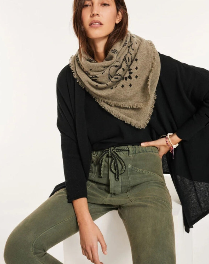 Louka Cardigan with Shawl Collar | Noir