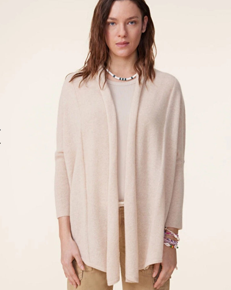 Louka Cardigan with Shawl Collar | Blanc