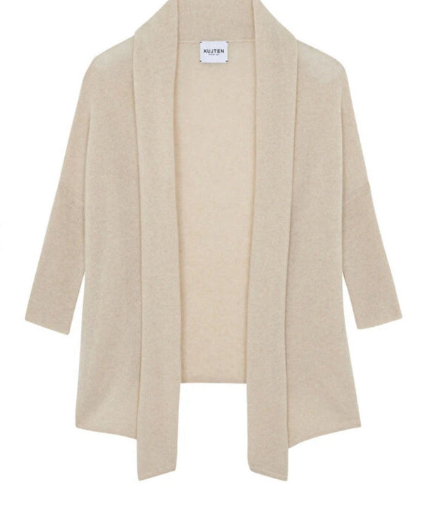 Louka Cardigan with Shawl Collar | Blanc