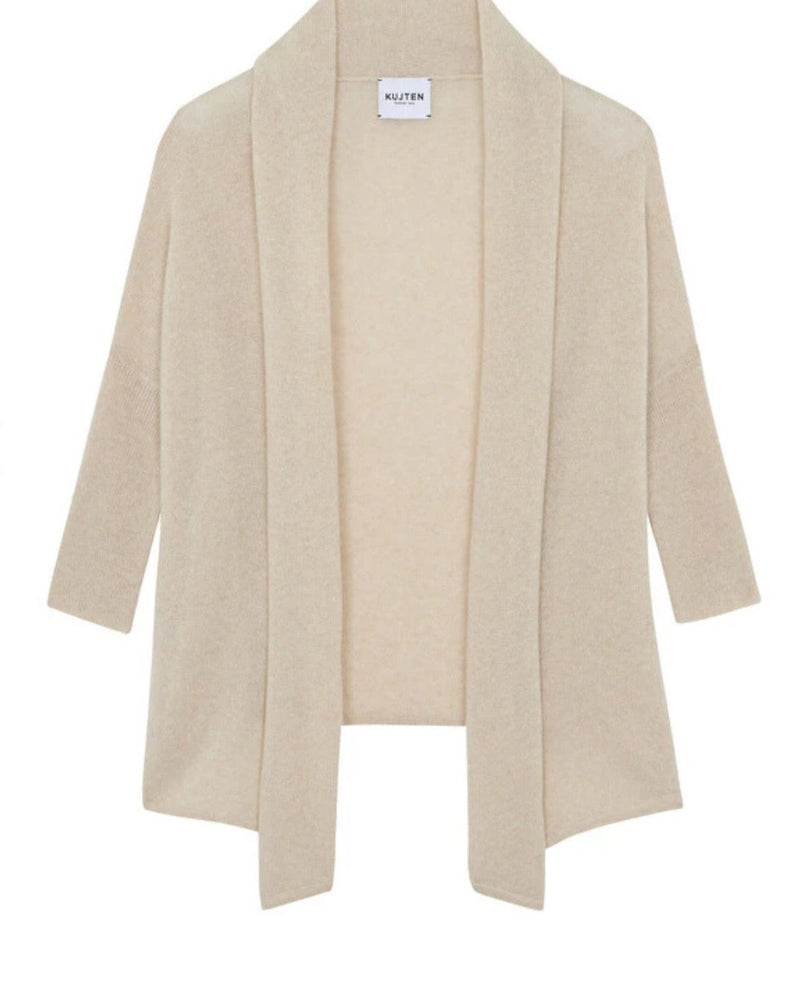 Louka Cardigan with Shawl Collar | Blanc
