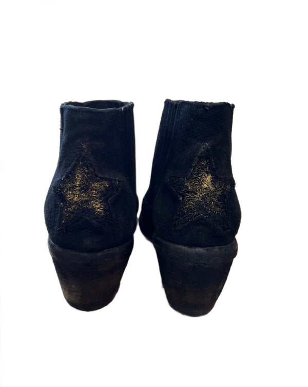Joan Boot With Star | Black