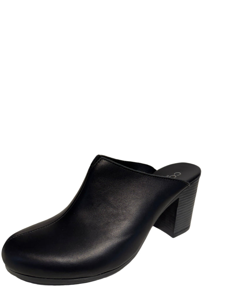 Cordani Gina Hi Clog Black Calf shop at well heeled stowe vermont