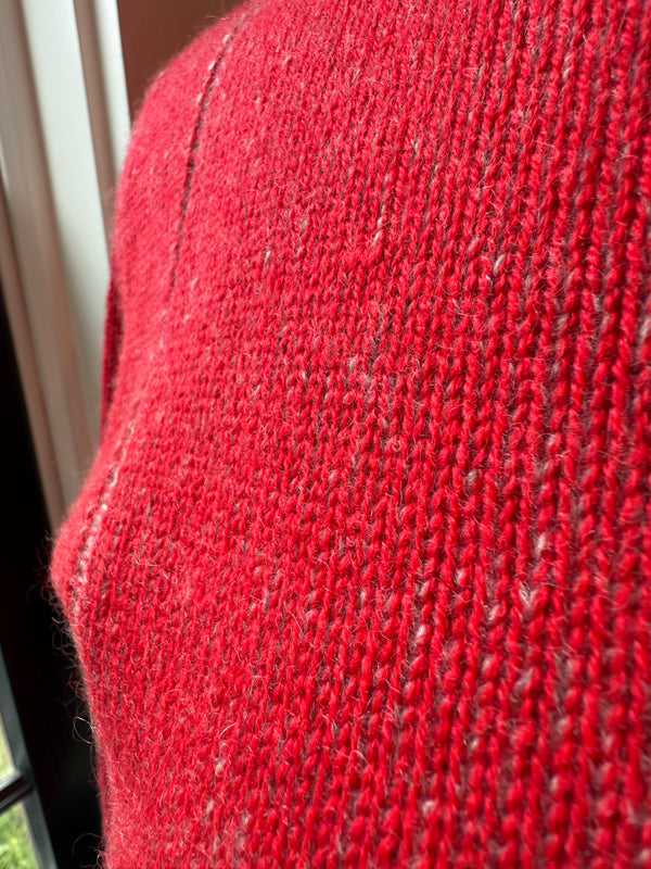 Mock Neck Sweater | Red Bison