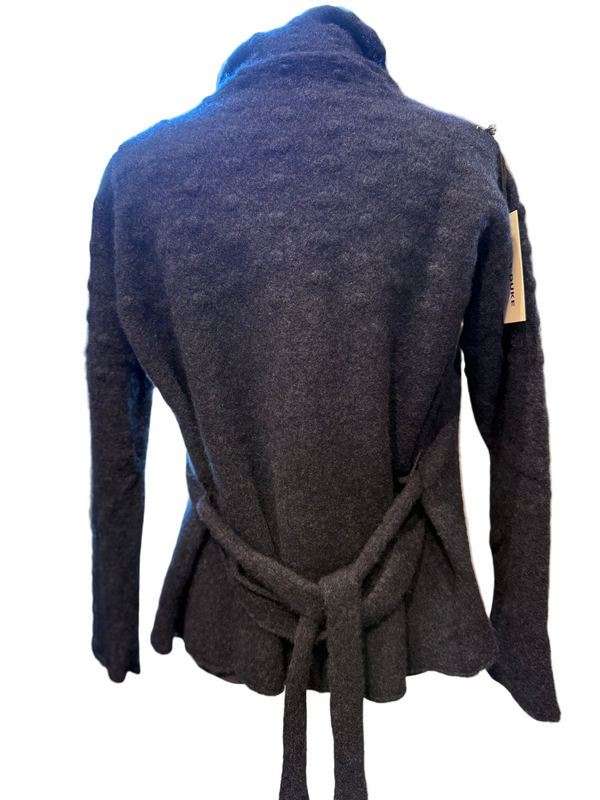Polka Cardigan | Ink