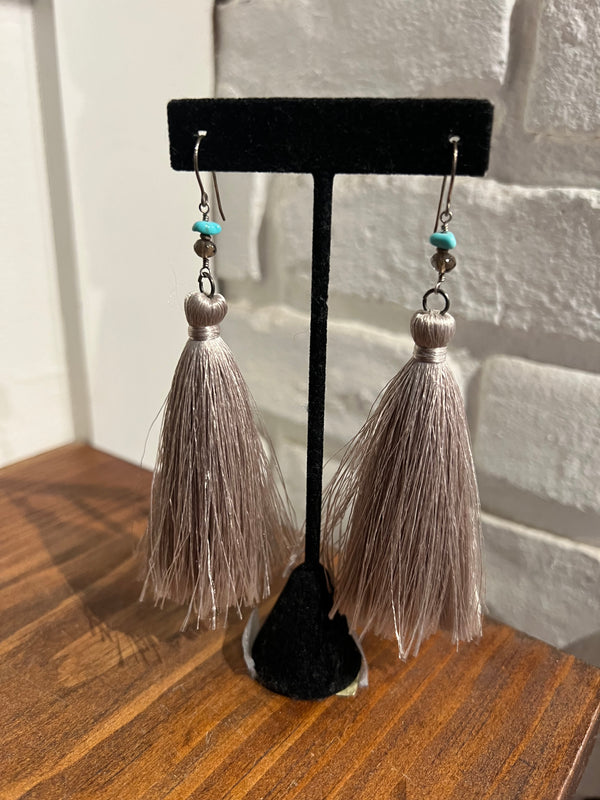 Silk Tassel Earrings