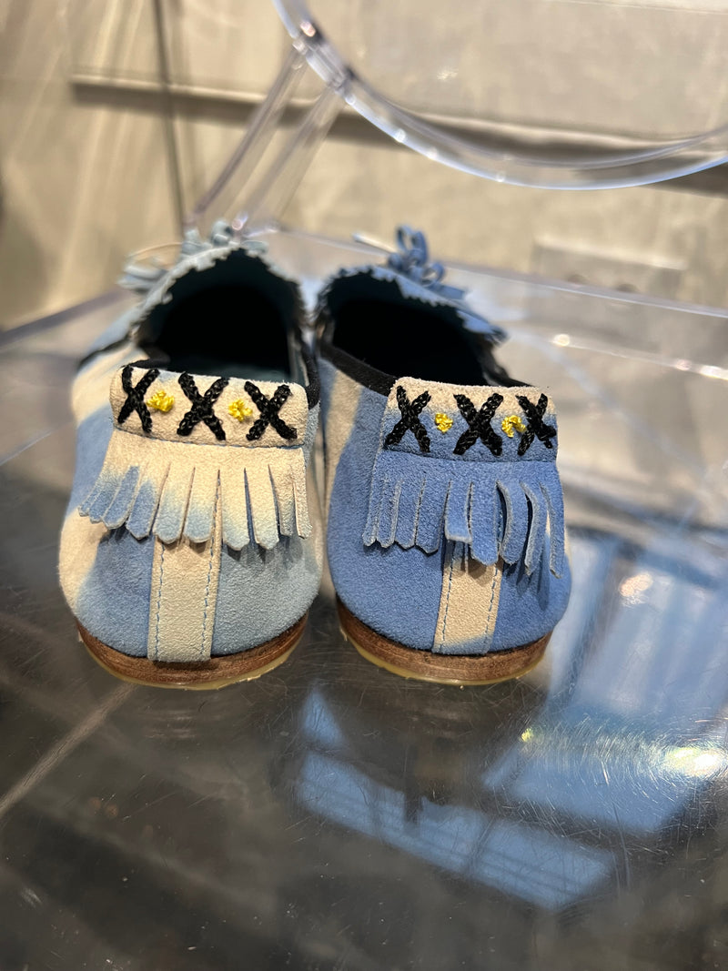 Totem Moccasin | Ivory Blue
