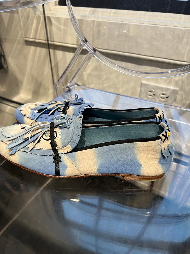 Totem Moccasin | Ivory Blue