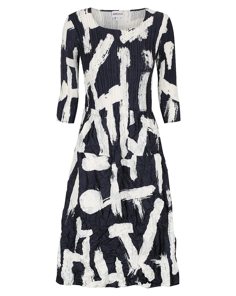 Smash Pocket Dress | Indigo Noise