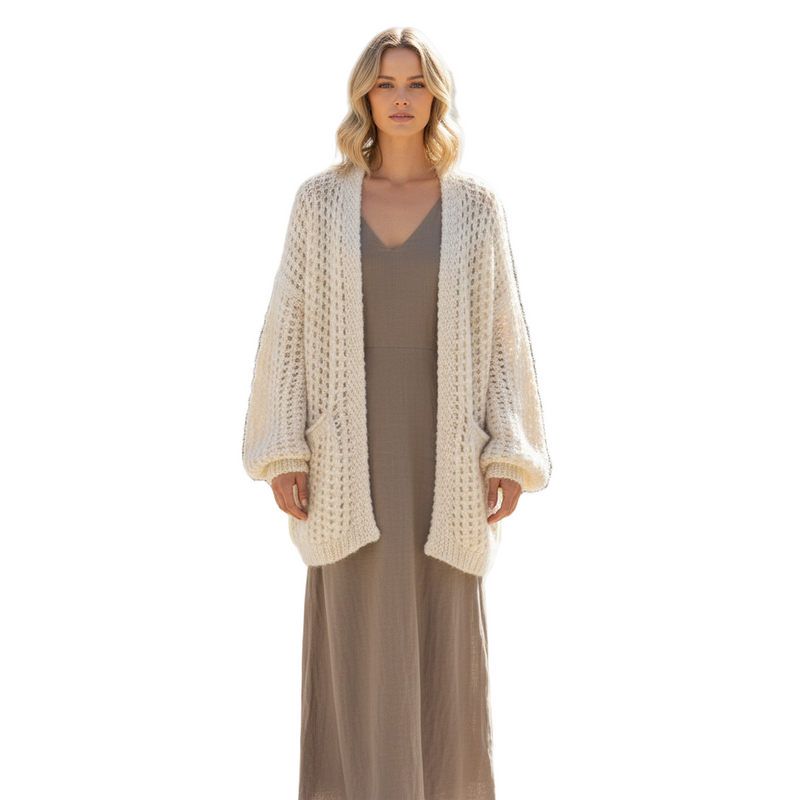 Isara Cashmere Cardi | Off-White