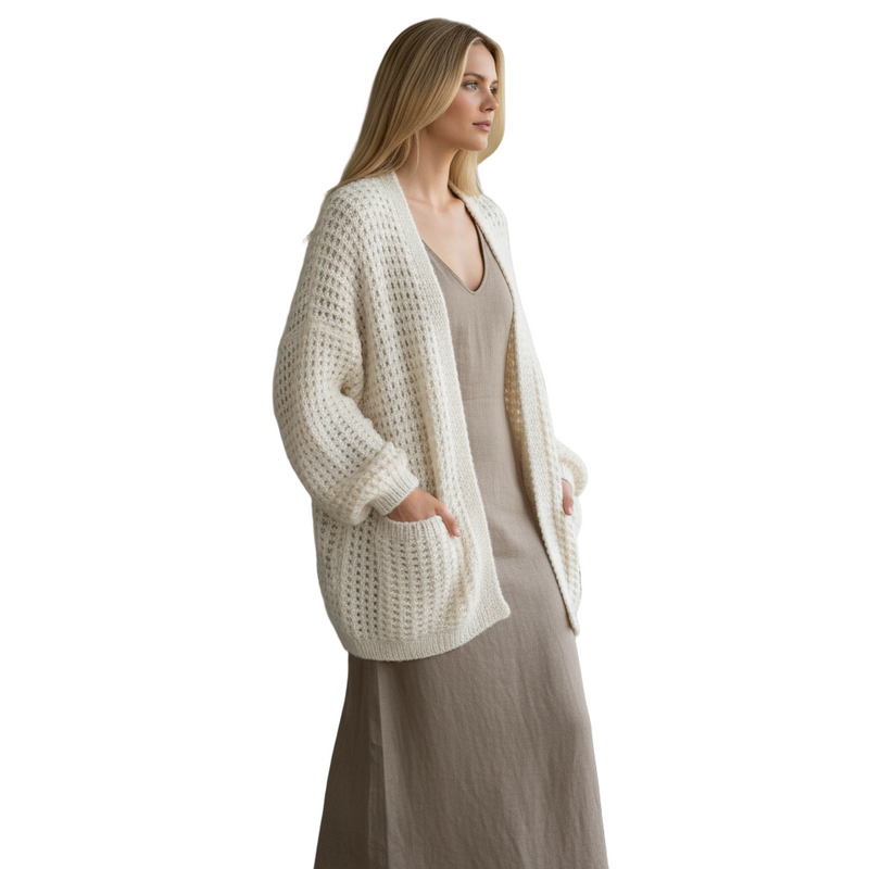 Isara Cashmere Cardi | Off-White