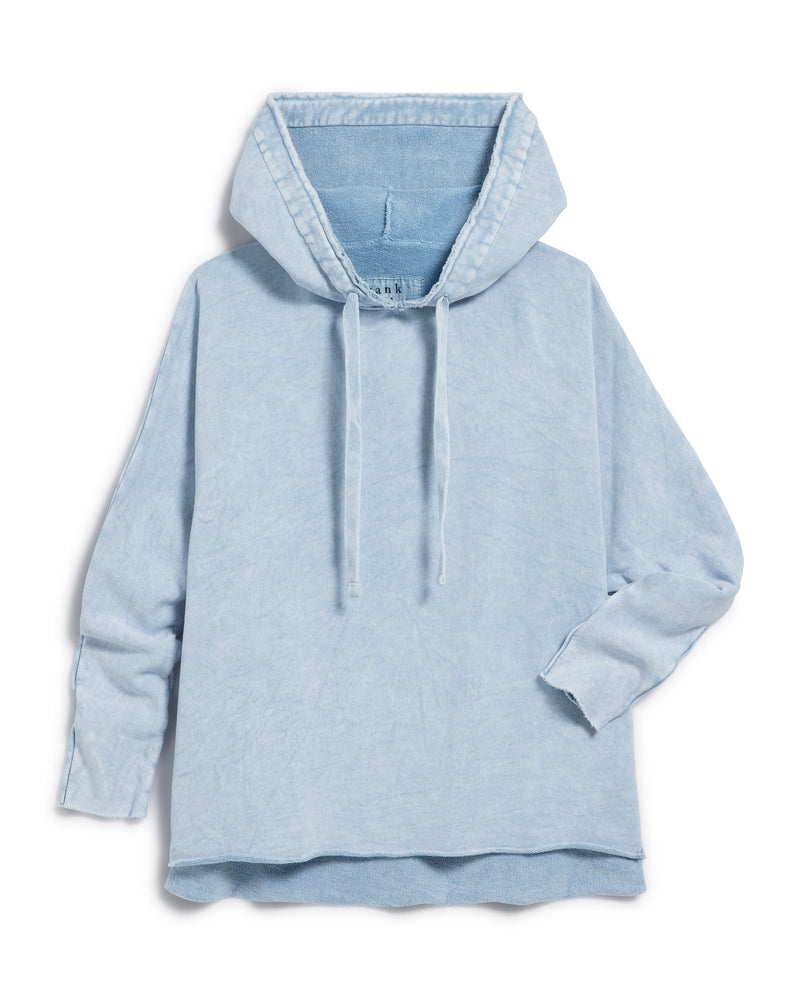 Kane Capelet Hoodie | Mineral Blue
