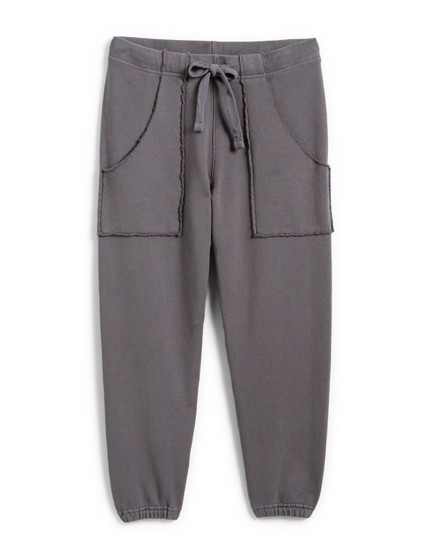 Frank & Eileen The Eamon Jogger in Triple Fleece Elephant grey well heeled vt