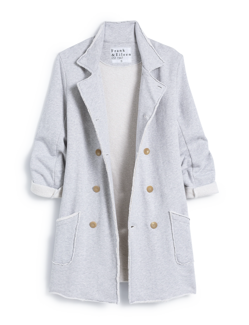 Tipperary Trench Coat | Grey Melange