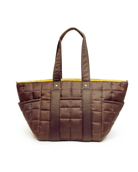 Le Box Tote Sportif | Brown Nylon