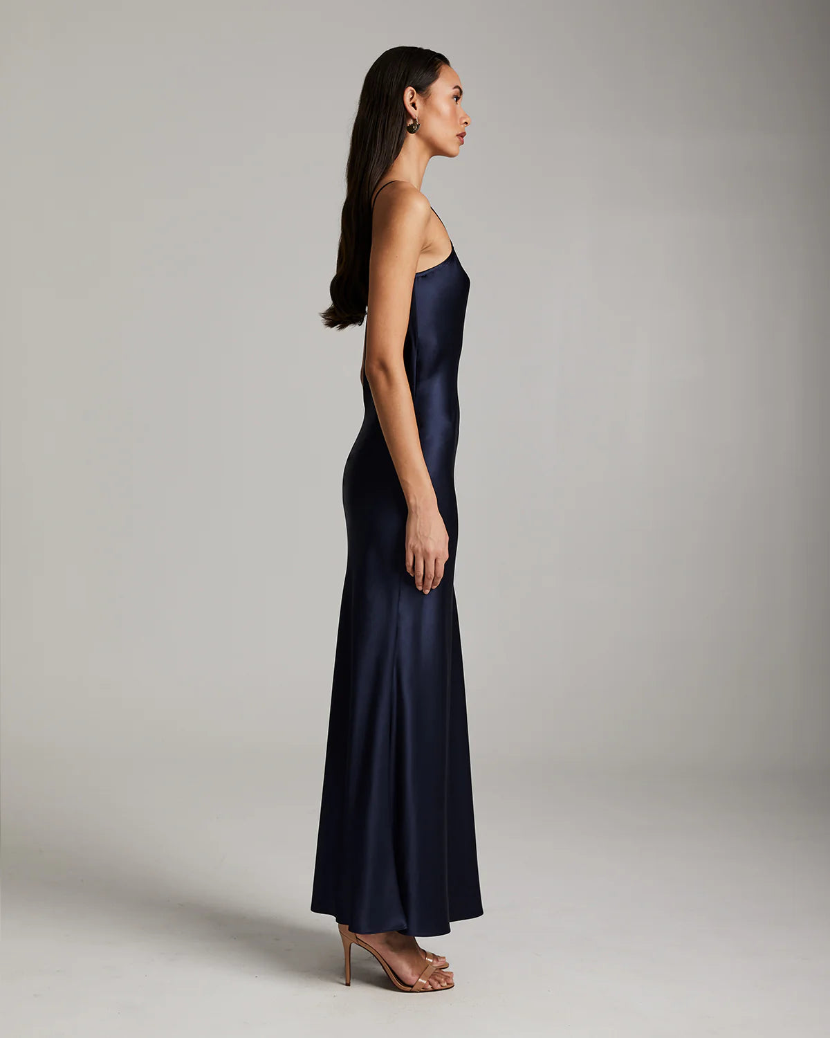 liquid slip dress Subsurface Me by Subsurface dressed up Rebdolls + Cicely Liquid Metallic