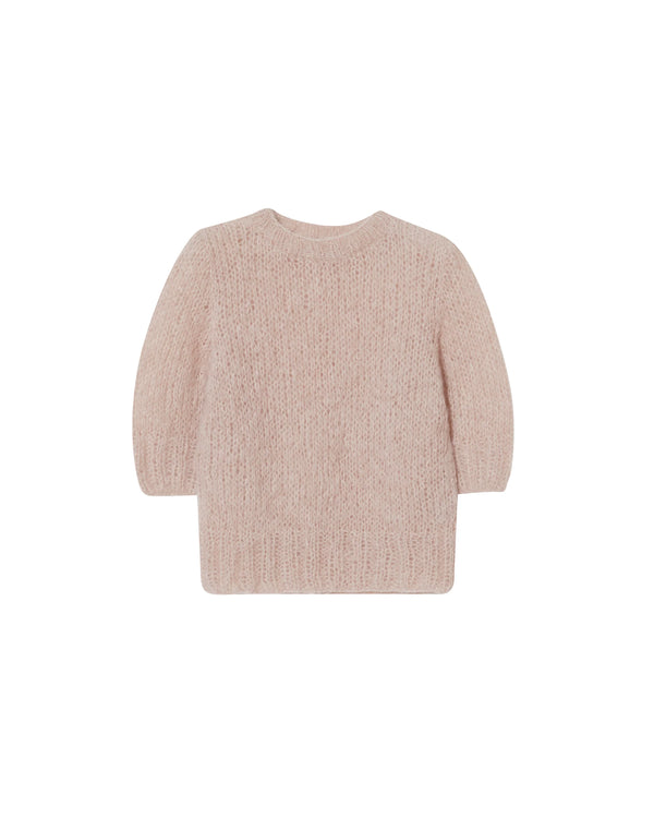 Shaggy Alpaca T-Shirt | Beige