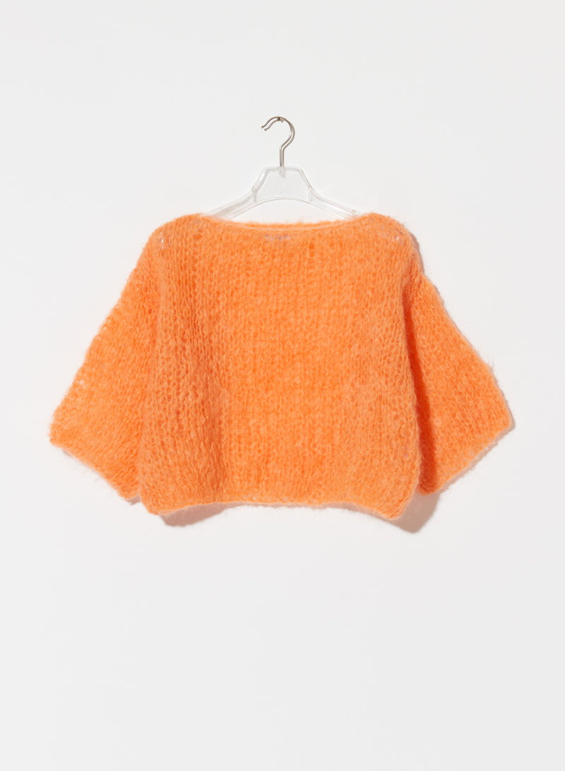 Mohair T Shirt | Light Cantaloupe