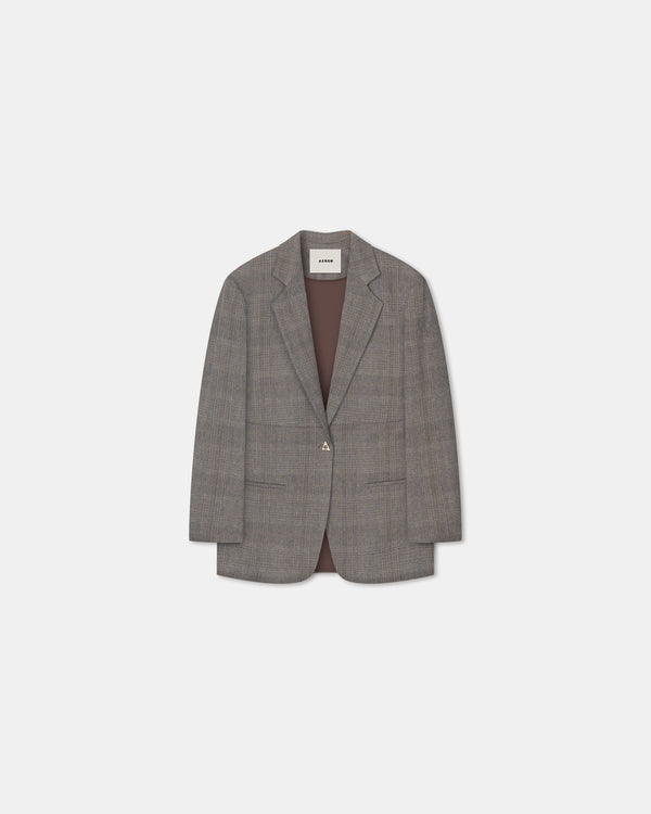 Mercedes Blazer | Checkered Grey
