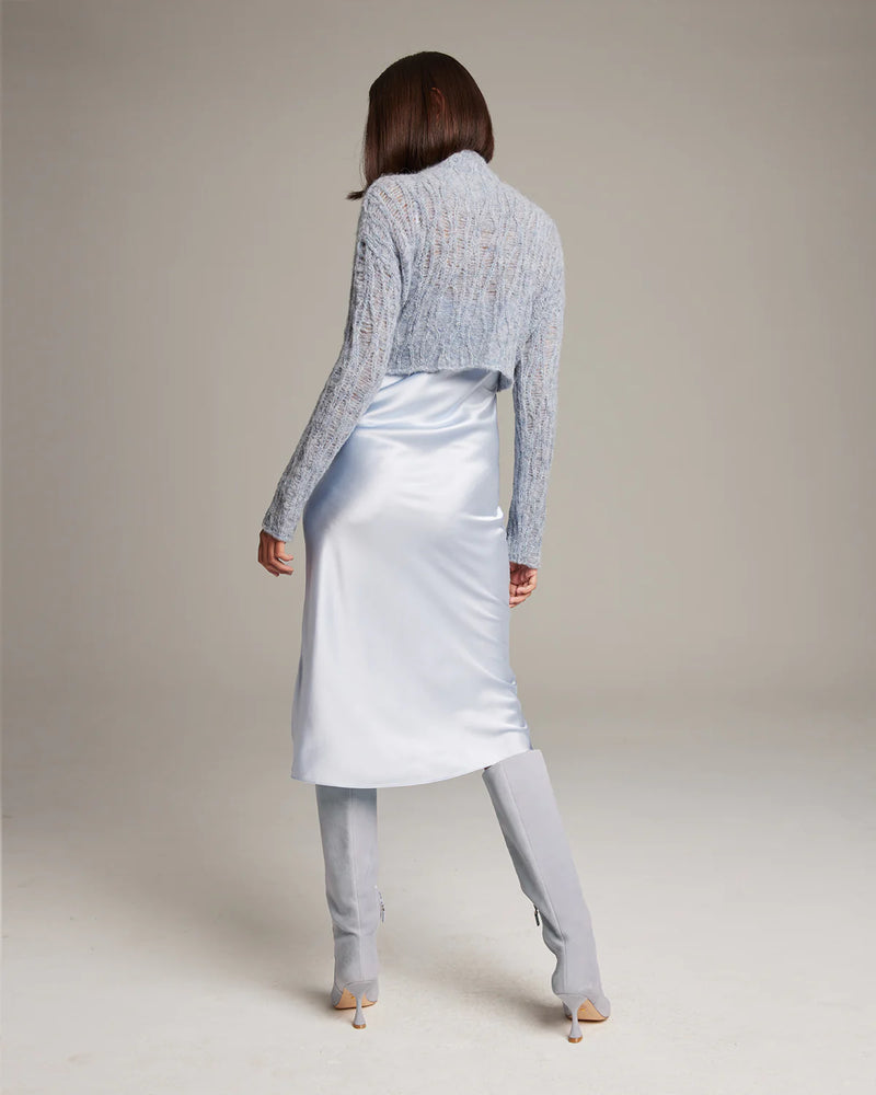 Manos Crop Sweater | Ice