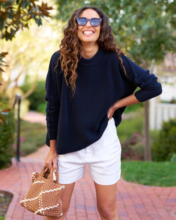 Montecito Sweater | Marine