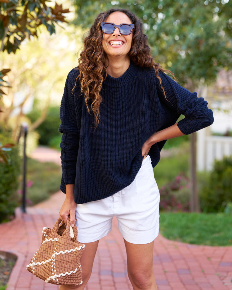 Montecito Sweater | Marine