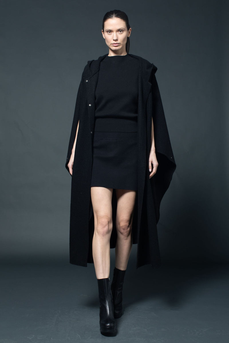 Full Needle Essential Mini Skirt | Black