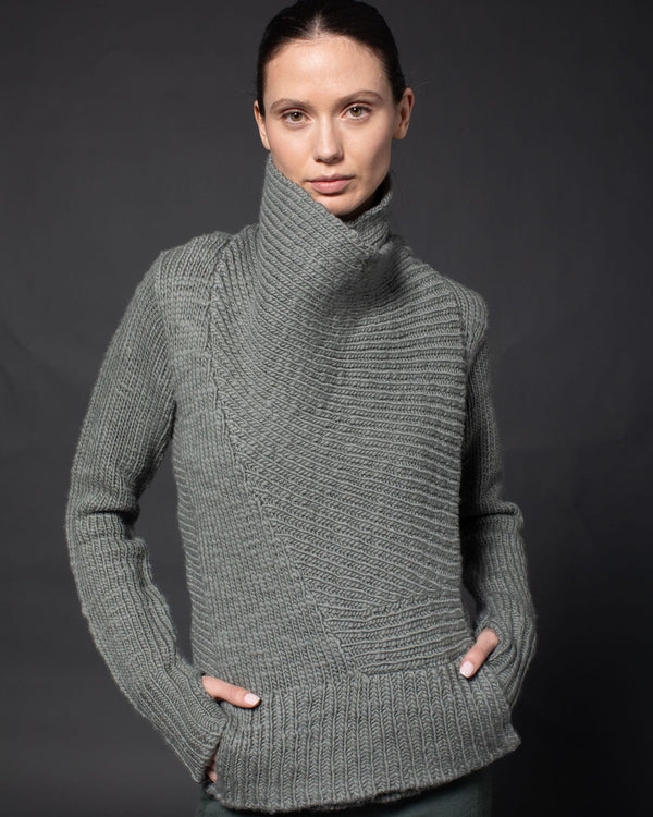 Chunky Front Drape Convertible Cardigan | Thyme