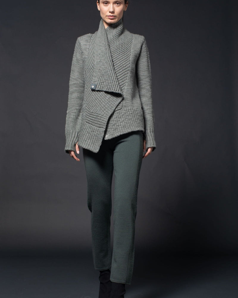 Chunky Front Drape Convertible Cardigan | Thyme