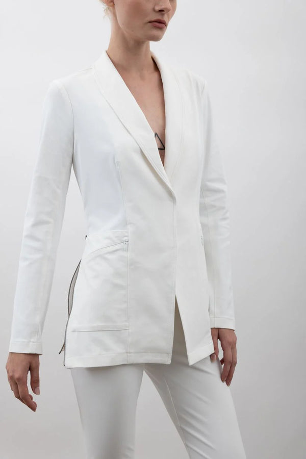 Valbella Blazer | White